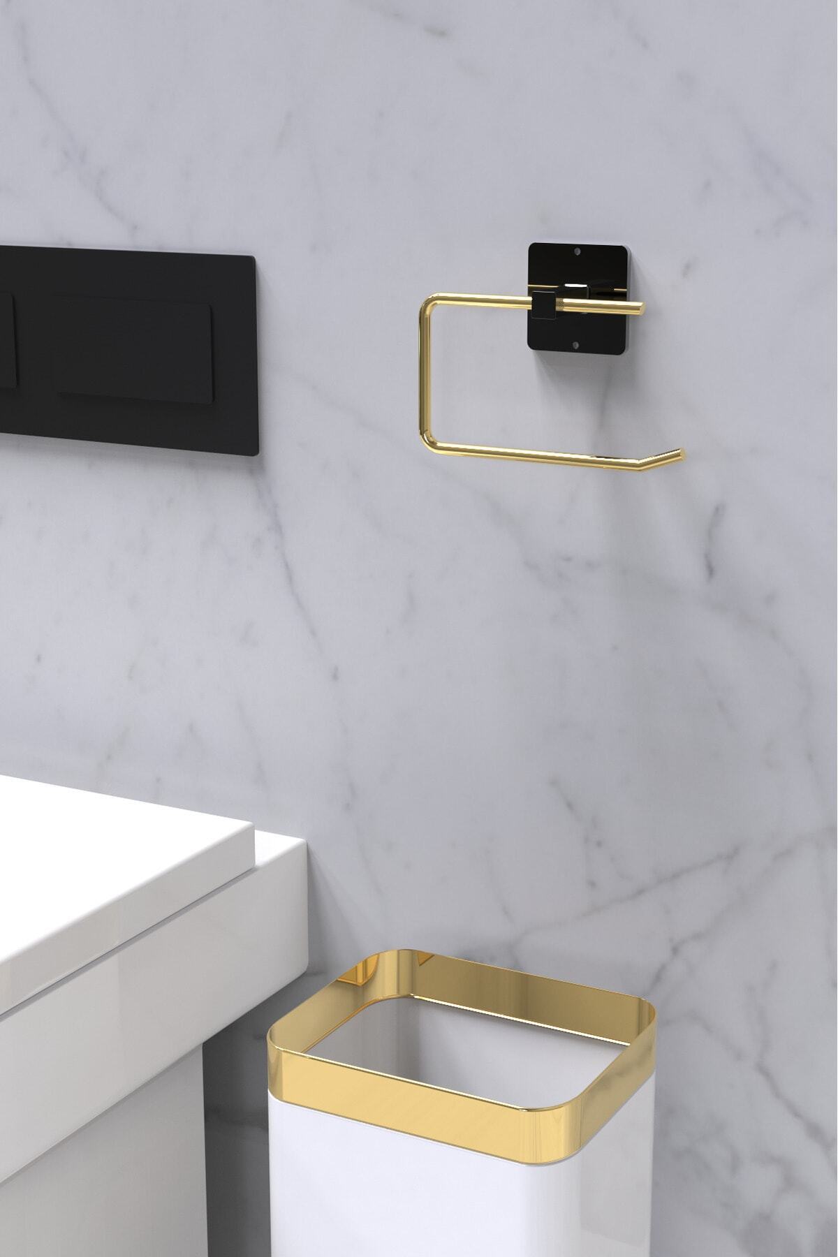 Yapışkanlı Tuvalet Kağıtlığı — Gold