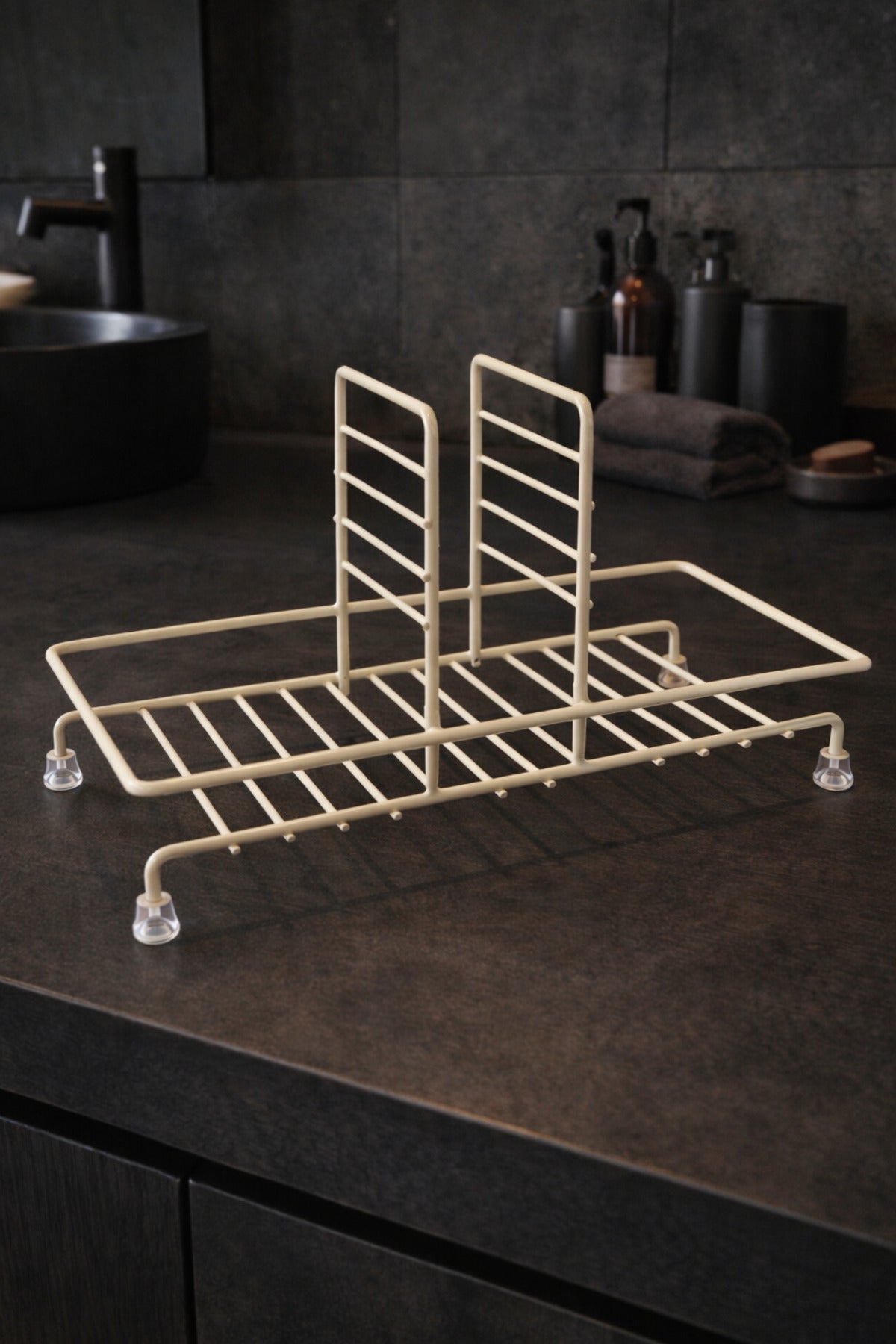 Kare Metal Sıvı Sabunluk Standı, 250-500 ml Uyumlu