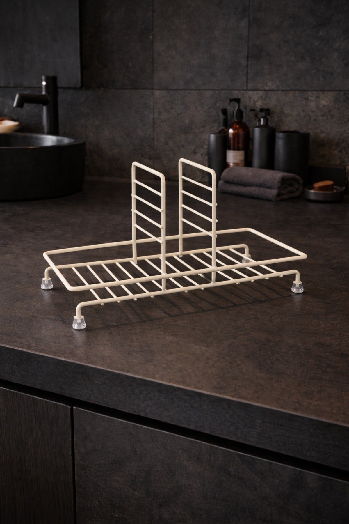 Kare Metal Sıvı Sabunluk Standı, 250-500 ml Uyumlu