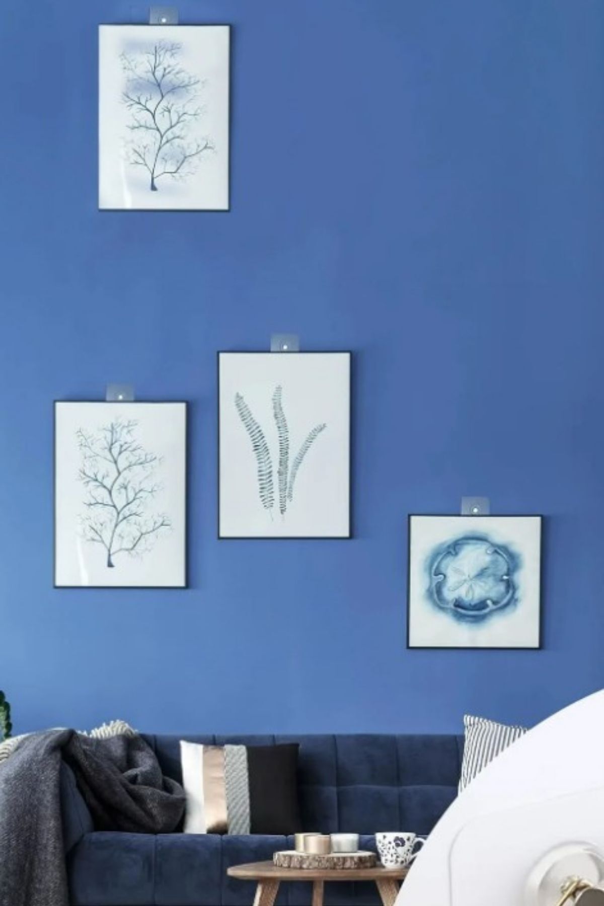 2'li Şeffaf Yapışkanlı Tablo Askısı