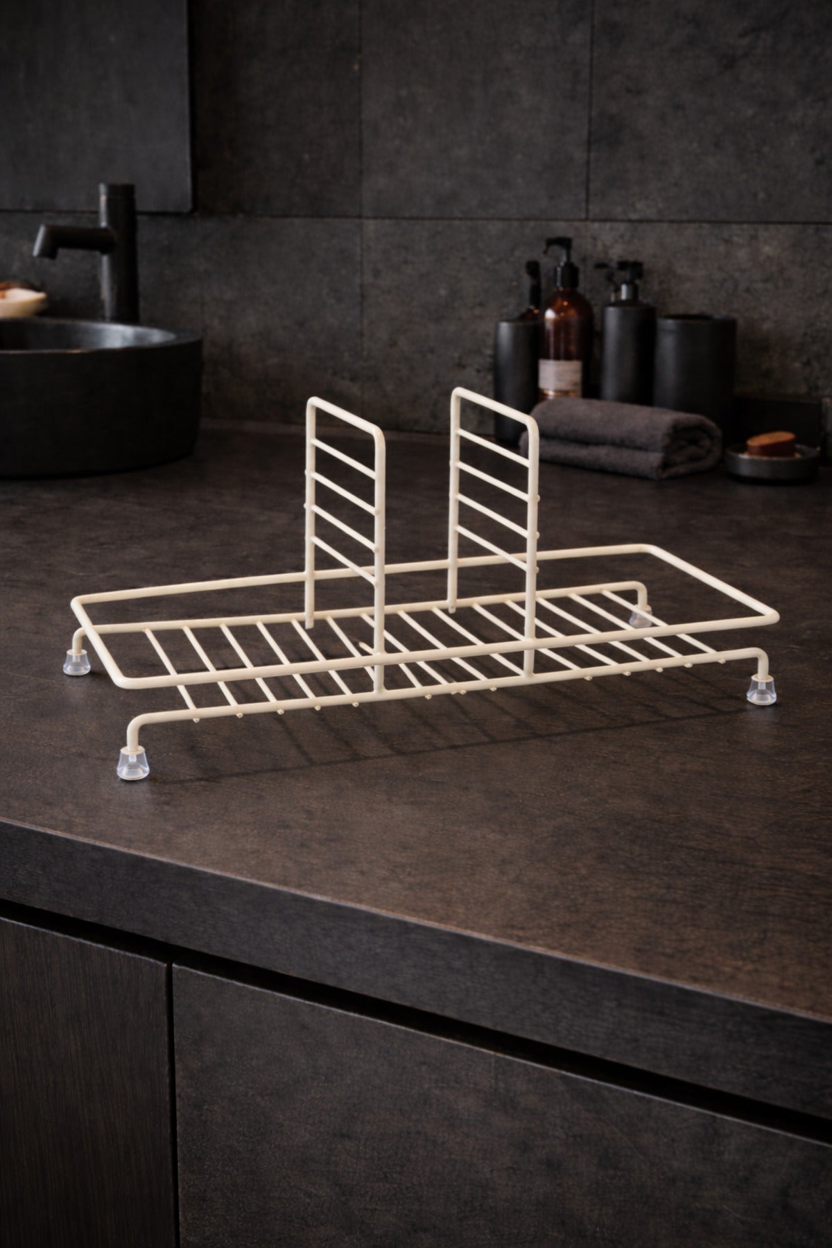 Kare Metal Sıvı Sabunluk Standı, 250-500 ml Uyumlu