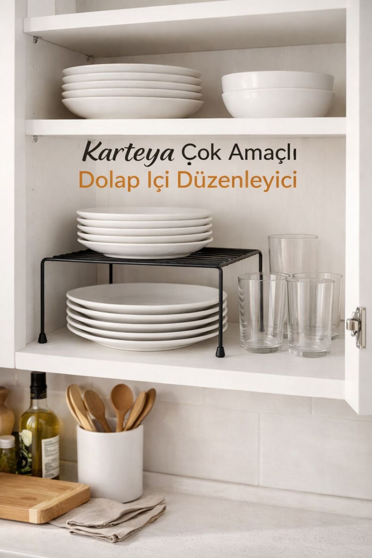 Çok Amaçlı Dolap İçi Düzenleyici Mutfak Düzenleyici