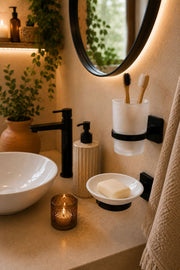 2Li Yapışkanlı Banyo Düzenleyici Diş Fırçalık Ve Sabunluk Aksesuarları