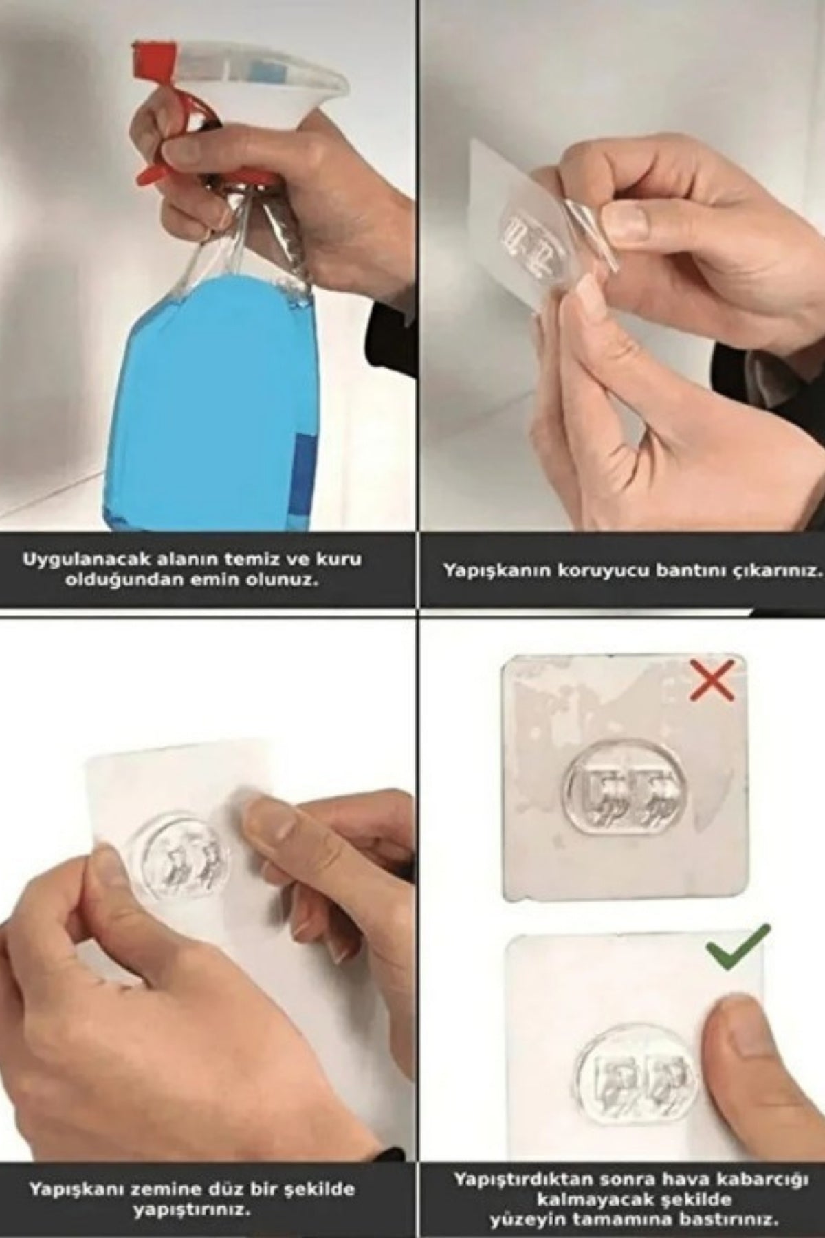 9'lu Banyo Seti, Şampuanlık ve Kağıtlık Dahil — Siyah