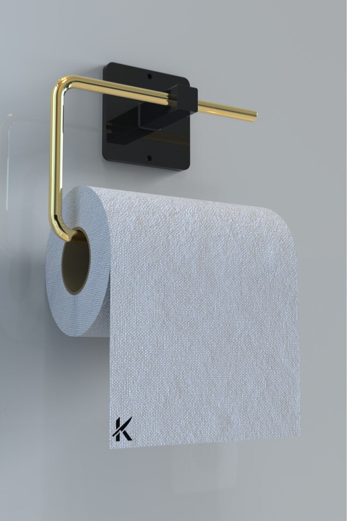 Yapışkanlı Tuvalet Kağıtlığı — Gold