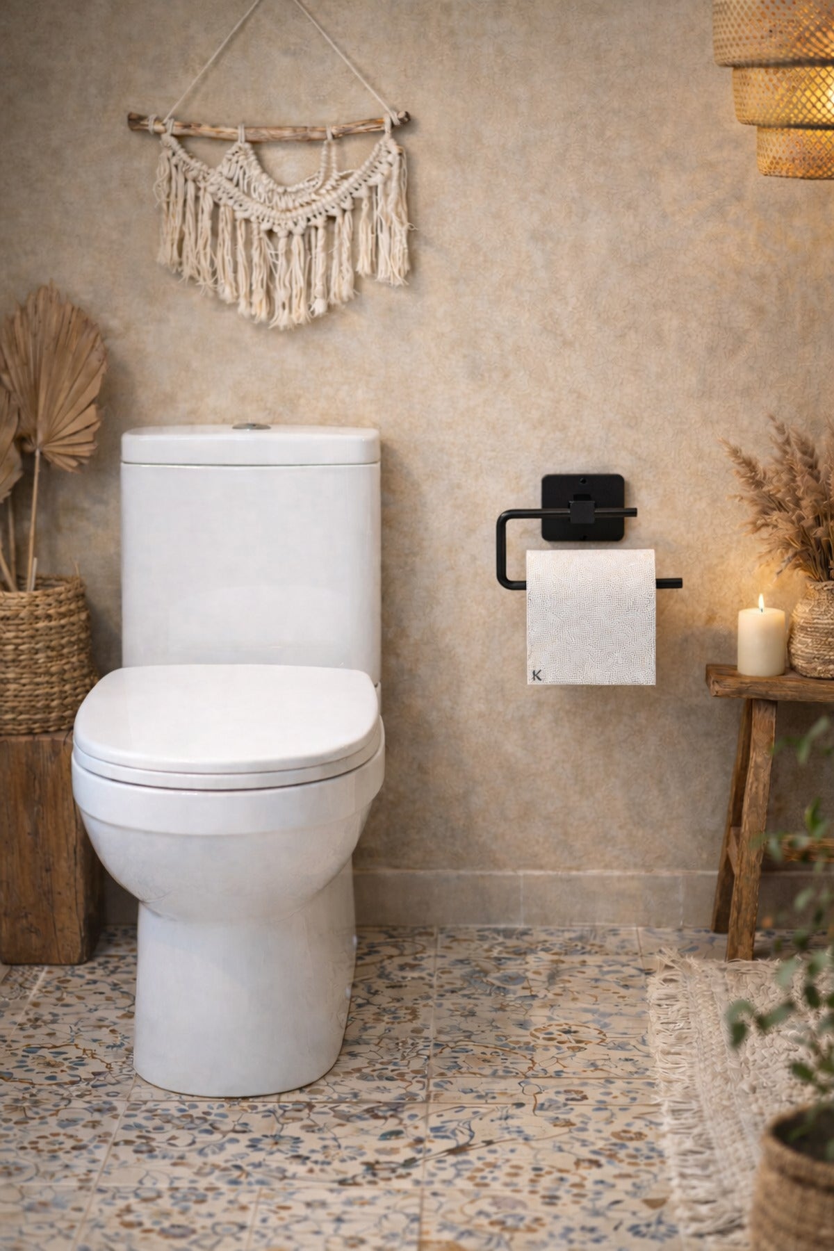 Yapışkanlı Siyah Tuvalet Kağıdı Tutacağı/tuvalet Wc Kağıtlık